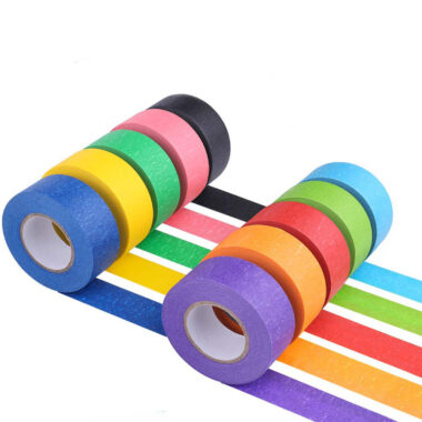 Colorful masking tape rolls manufacturer supply