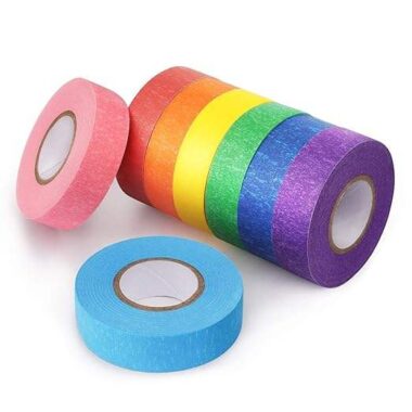 Colorful masking tape rolls manufacturer supply