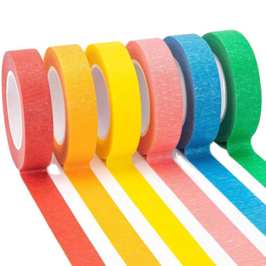 Colorful masking tape rolls manufacturer supply