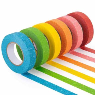 Colorful masking tape rolls manufacturer supply
