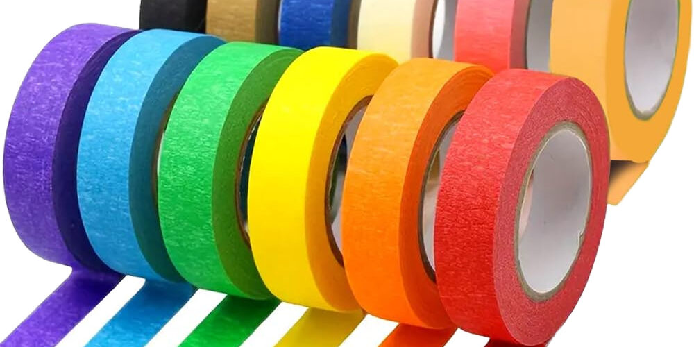 Colorful masking tape rolls manufacturer supply