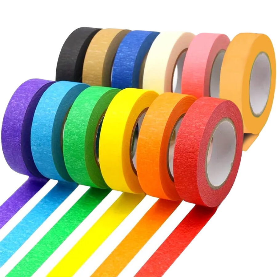 Colorful masking tape rolls manufacturer supply