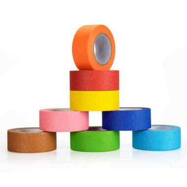 Colorful masking tape rolls manufacturer supply