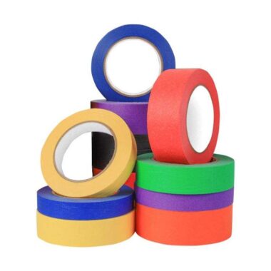 Custom size colorful masking tape rolls