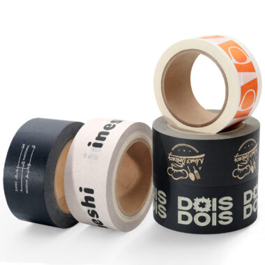 Wholesale custom logo kraft paper tape rolls