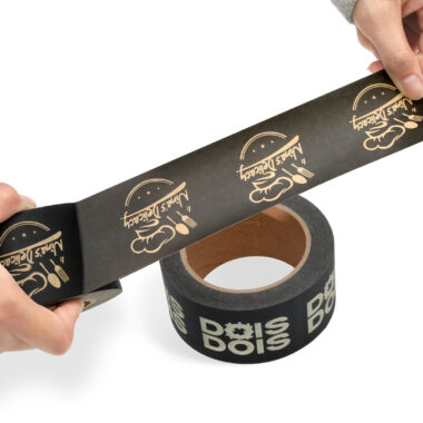 Wholesale custom logo kraft paper tape rolls