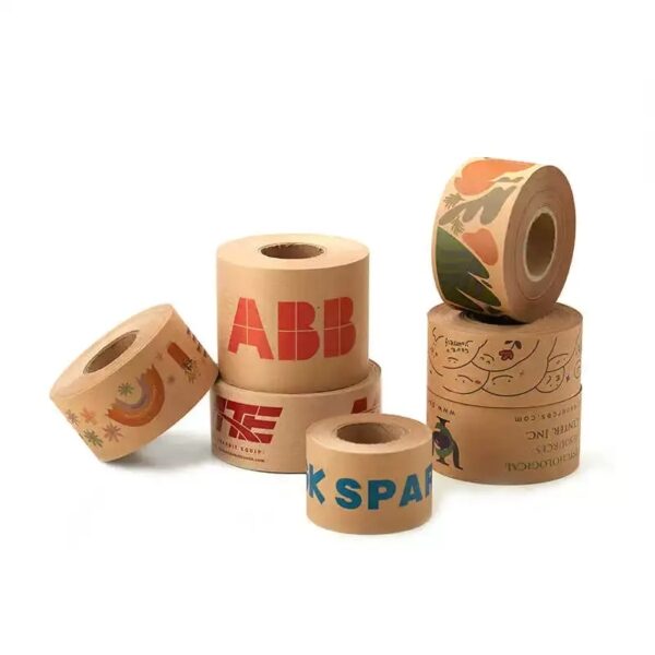 Wholesale custom kraft paper tape rolls
