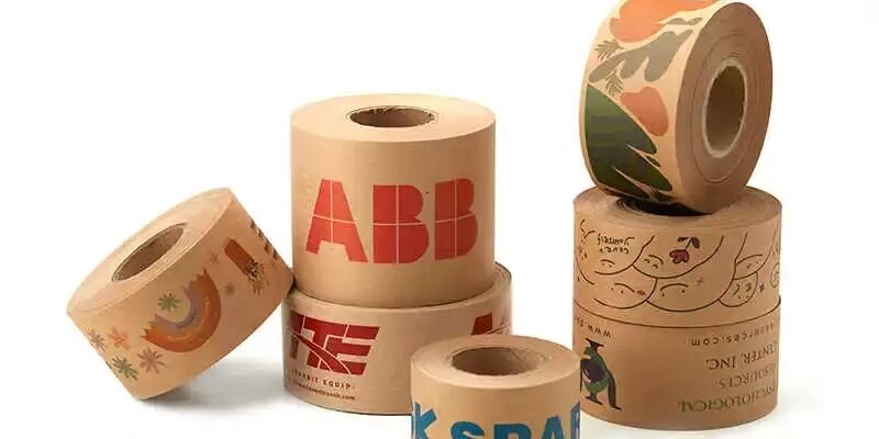 Wholesale custom kraft paper tape rolls