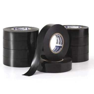 Black pvc electrical tape factory direct rolls