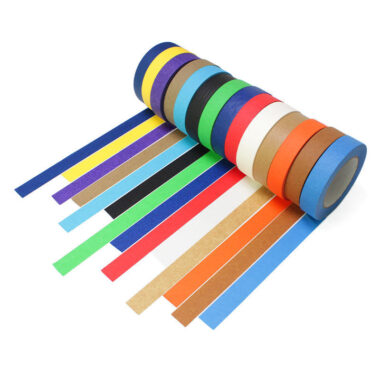 Colorful heat resistant masking tape factory rolls