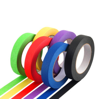 Colorful heat resistant masking tape factory rolls