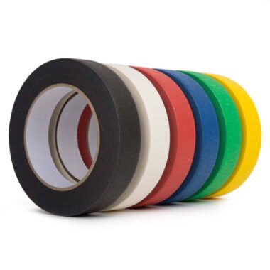 Colorful heat resistant masking tape factory rolls