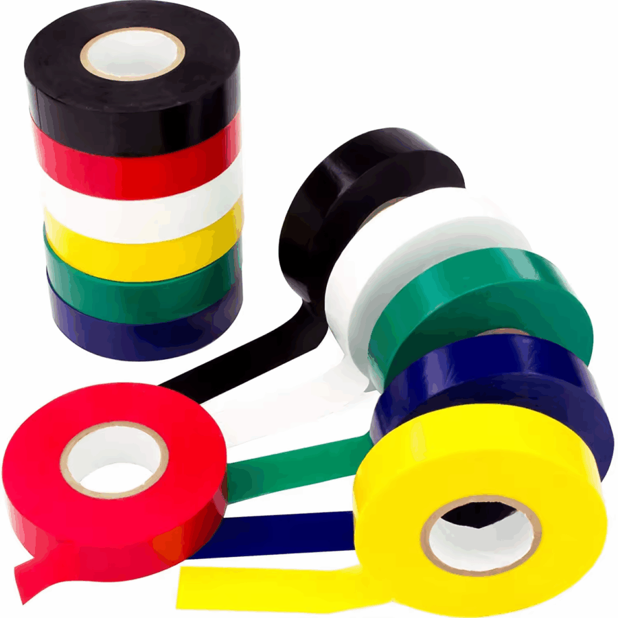 Multi-color pvc electrical tape supplier rolls