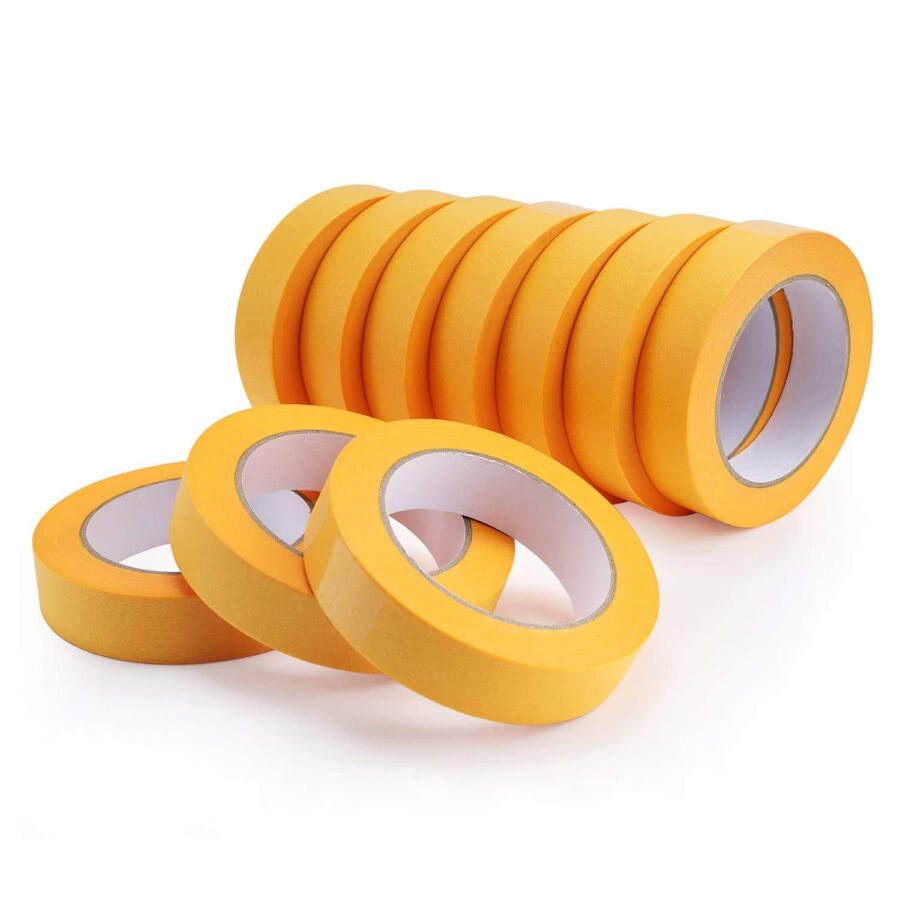 Bulk masking tape rolls for packaging and painting