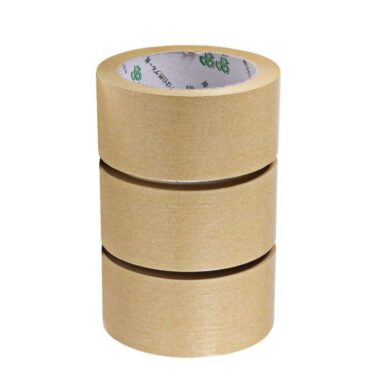 Bulk kraft paper tape rolls for carton sealing