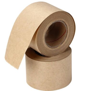 Bulk kraft paper tape rolls for carton sealing