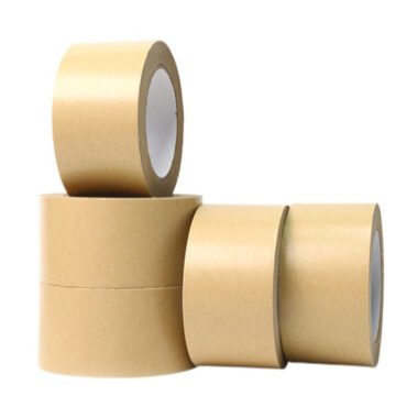 Bulk kraft paper tape rolls for carton sealing