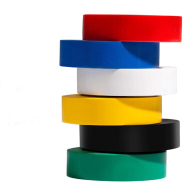 Custom multi-color flame retardant pvc electrical tape