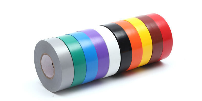 Custom multi-color flame retardant pvc electrical tape