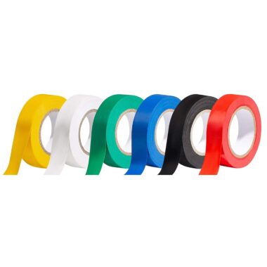 Custom multi-color flame retardant pvc electrical tape