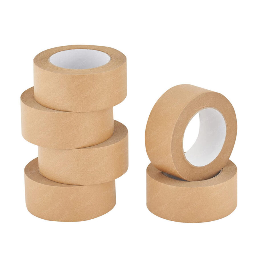 Waterproof reinforced kraft paper tape rolls