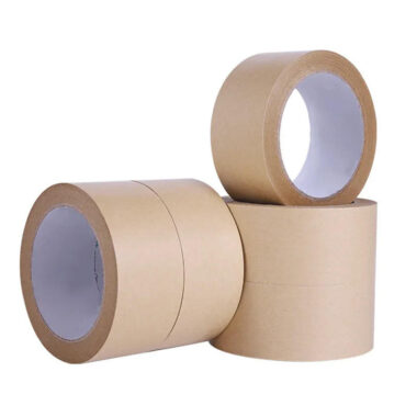 Durable kraft paper tape rolls for carton sealing