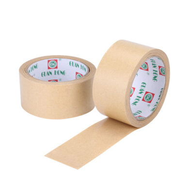 Durable kraft paper tape rolls for carton sealing