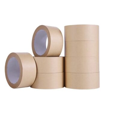 Durable kraft paper tape rolls for carton sealing