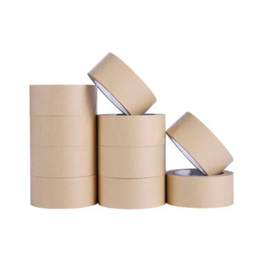 Durable kraft paper tape rolls for carton sealing