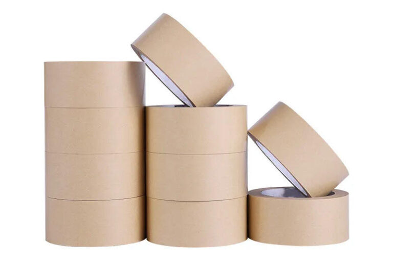 Durable kraft paper tape rolls for carton sealing