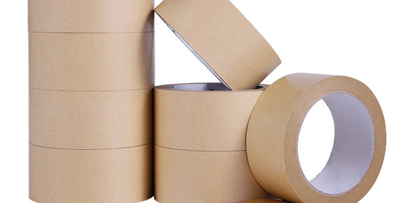 Durable kraft paper tape rolls for carton sealing