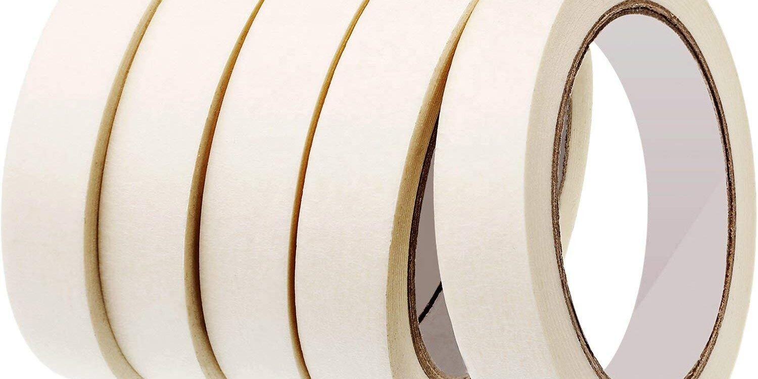 Wholesale waterproof white beige masking tape rolls