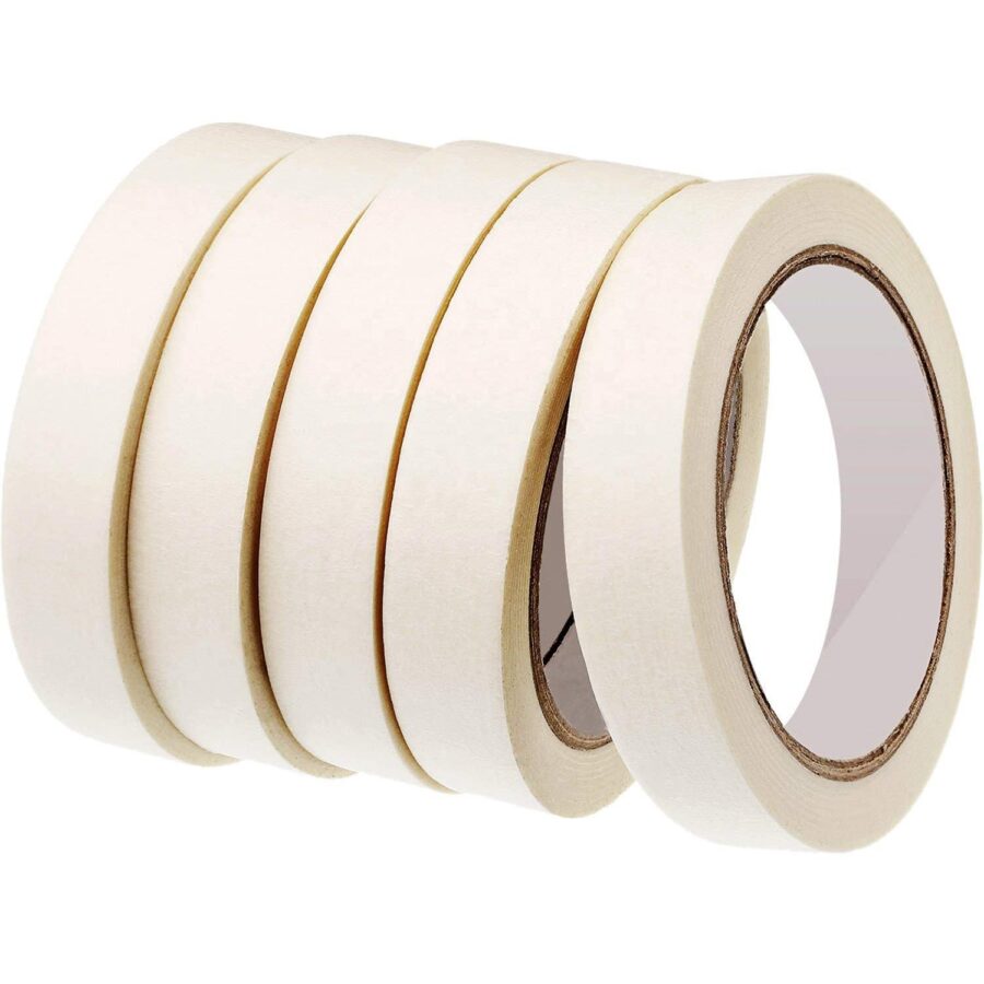 Wholesale waterproof white beige masking tape rolls