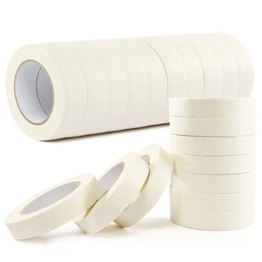Wholesale waterproof white beige masking tape rolls
