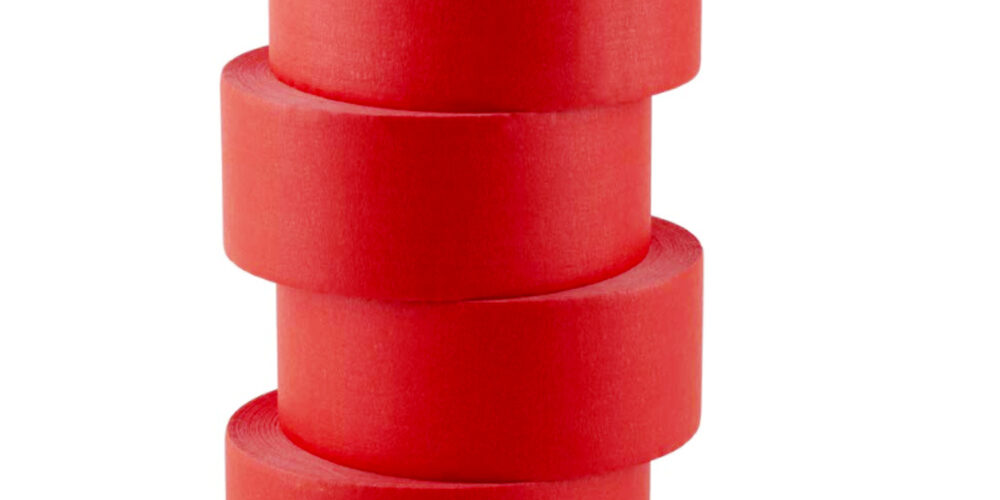 Red decorative masking tape wholesale rolls