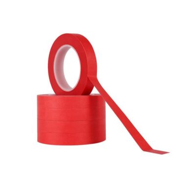 Red decorative masking tape wholesale rolls