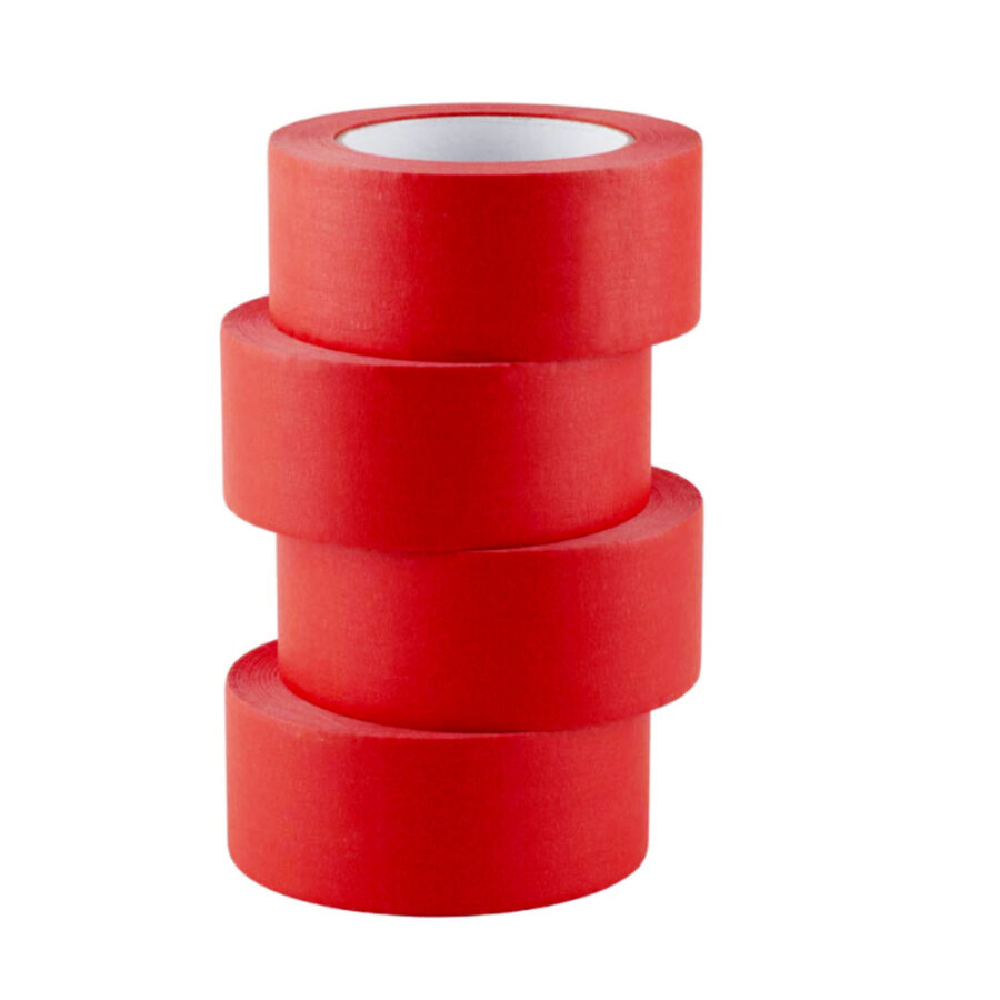 Red decorative masking tape wholesale rolls