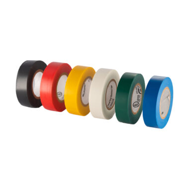 Custom printed colored PVC electrical tape for wiring insulation