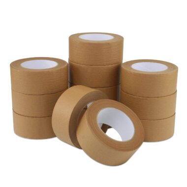 Biodegradable recyclable Kraft paper tape for sustainable packaging