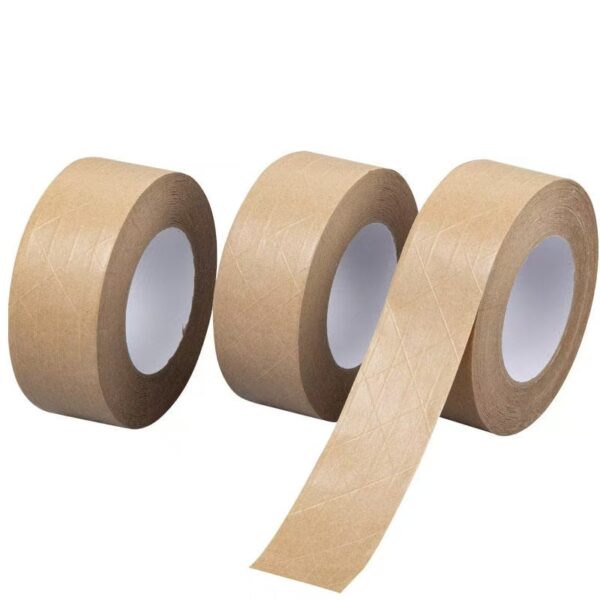 Biodegradable recyclable Kraft paper tape for sustainable packaging