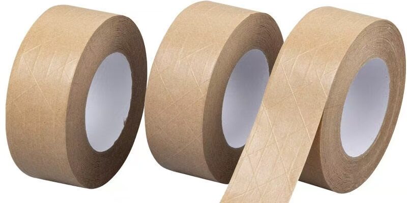 Biodegradable recyclable Kraft paper tape for sustainable packaging