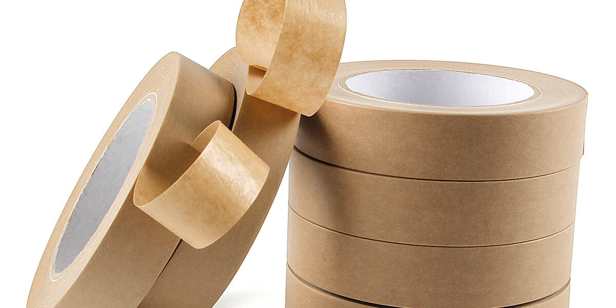 Self-adhesive Kraft paper tape for shipping box protection