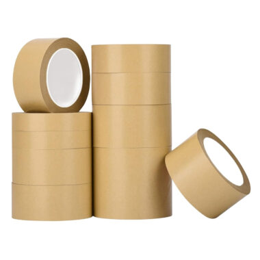 Brown Kraft paper tape for heavy-duty carton sealing