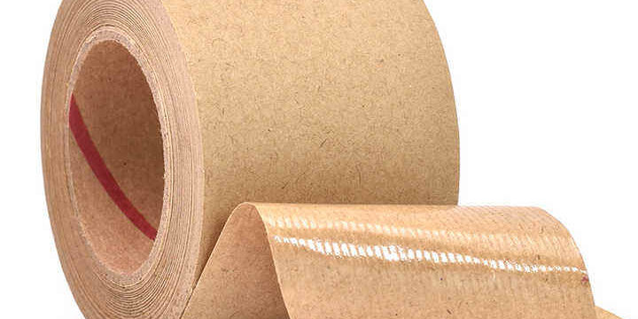 Brown Kraft paper tape for heavy-duty carton sealing