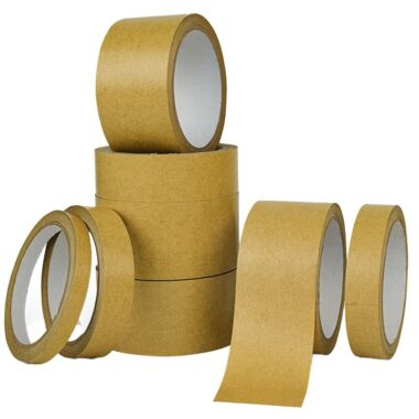 Brown Kraft paper tape for heavy-duty carton sealing