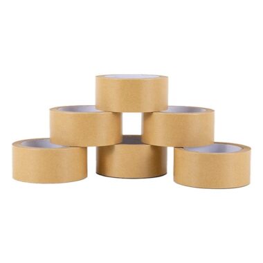 Brown Kraft paper tape for heavy-duty carton sealing
