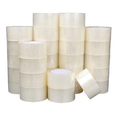 Strong self adhesive transparent BOPP packing tape for packaging