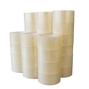 Strong self adhesive transparent BOPP packing tape for packaging