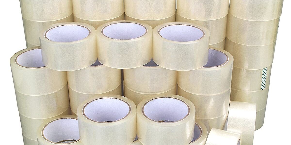 Strong self adhesive transparent BOPP packing tape for packaging