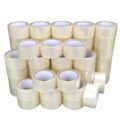 Strong self adhesive transparent BOPP packing tape for packaging